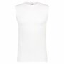 Beeren M3000 Heren Mouwloos Shirt Extra Lang Wit