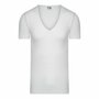 Beeren Heren M3000 Diepe V-hals T-shirt Extra Lang Wit