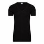 Beeren Heren M3000 Diepe V-hals T-shirt Extra Lang Zwart