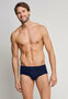 Schiesser Heren Sportslip Met Gulp Marineblauw - Original Feinripp