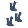 Hudson Simply sokken -3 Paar- Blauw gem&ecirc;leerd