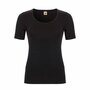 ten Cate Dames Thermoshirt Ronde Hals - Zwart