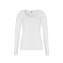 ten Cate Luxe Dames T-Shirt Lange mouw met kant - Snow White