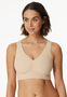 Schiesser Invisible Soft Bustier brede band met pads - Sand  