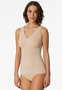 Schiesser Invisible Soft Top Brede Band - Sand