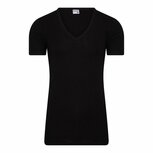 Beeren Heren M3000 Diepe V-hals T-shirt Extra Lang Zwart Beeren Heren M3000 Diepe V-hals T-shirt Extra Lang Zwart
