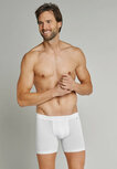 Schiesser Heren Cyclist- Short Wit - Long Life Cotton Schiesser Heren Cyclist- Short Wit - Long Life Cotton