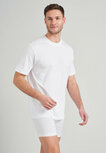 Schiesser Heren T-Shirt Wit - American T-shirt Schiesser Heren T-Shirt Wit - American T-shirt