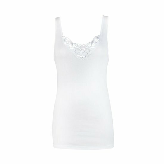 Beeren Dames Hemd Viola Wit