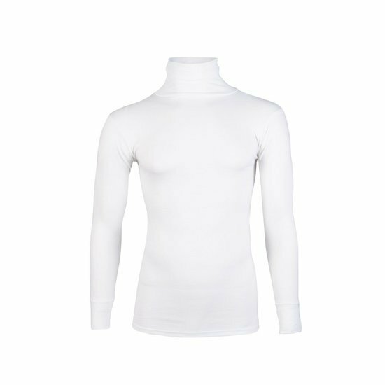 Beeren Thermo Unisex Colshirt Lange Mouw Wolwit