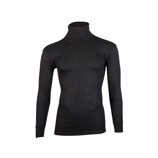 Beeren Unisex Thermo Colshirt Lange Mouw Zwart