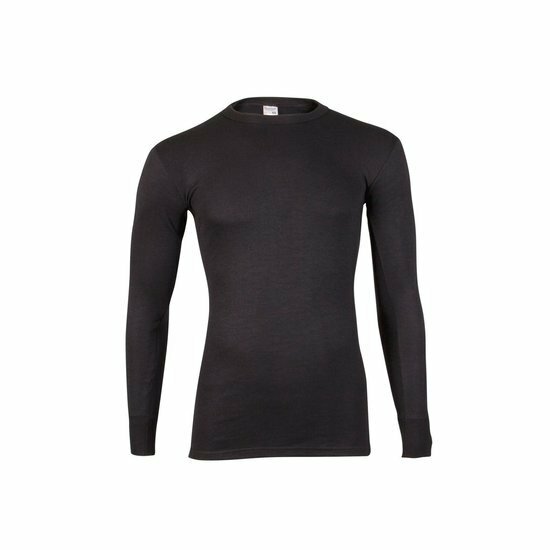 Beeren Heren Thermo Shirt Lange Mouw Zwart