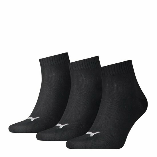 Puma Unisex Quarter Plain 3-Pack