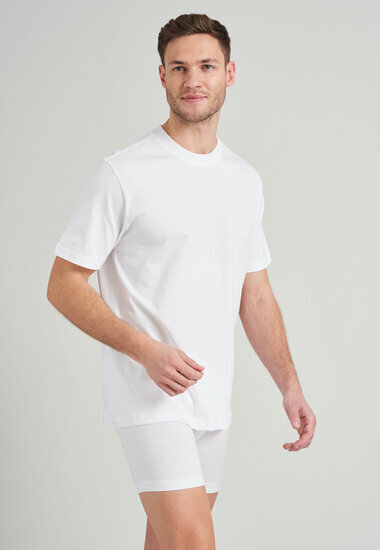 Schiesser Heren T-Shirt Wit - American T-shirt