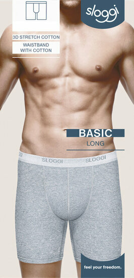 Sloggi Heren Basic Men Long Grijs
