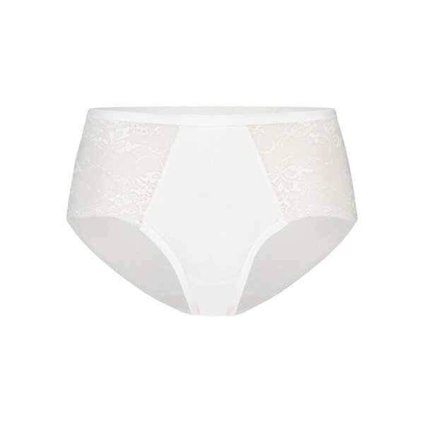 Ten Cate Dames Midi slip met kant - Wit