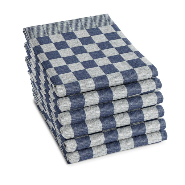 DDDDD theedoek  barbeq 65 x 65 blue