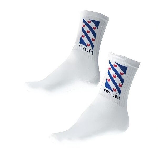 Sportsokken Fryslân Wit 3 pack