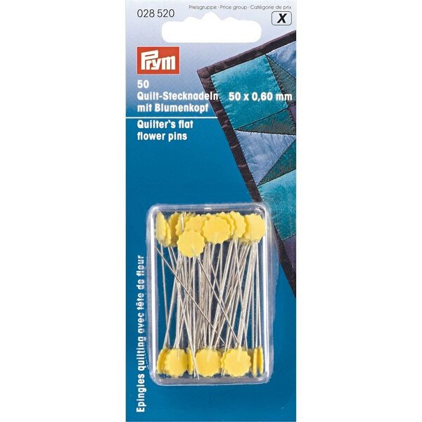 Prym Quiltspelden Met Bloemenkop 0.60 x 50 mm - 50 stuks