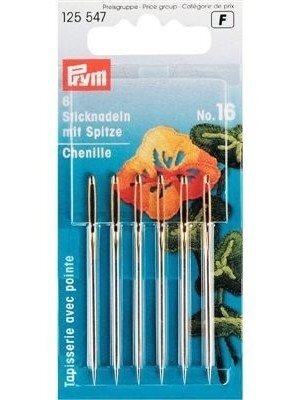 Prym Borduurnaalden Met Punt no16-6 stuks