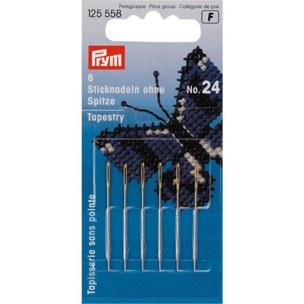 Prym Borduurnaalden Zonder Punt no24-6 stuks