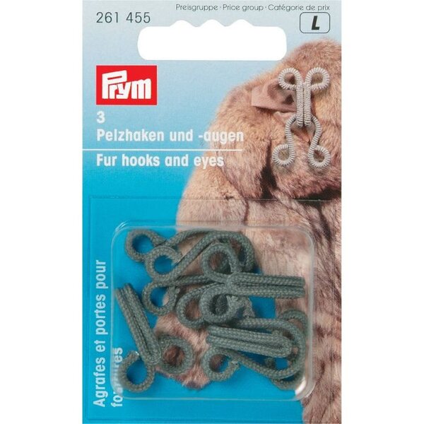 Prym Bonthaken en Ogen grijs
