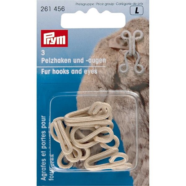 Prym Bonthaken en Ogen beige HAAK