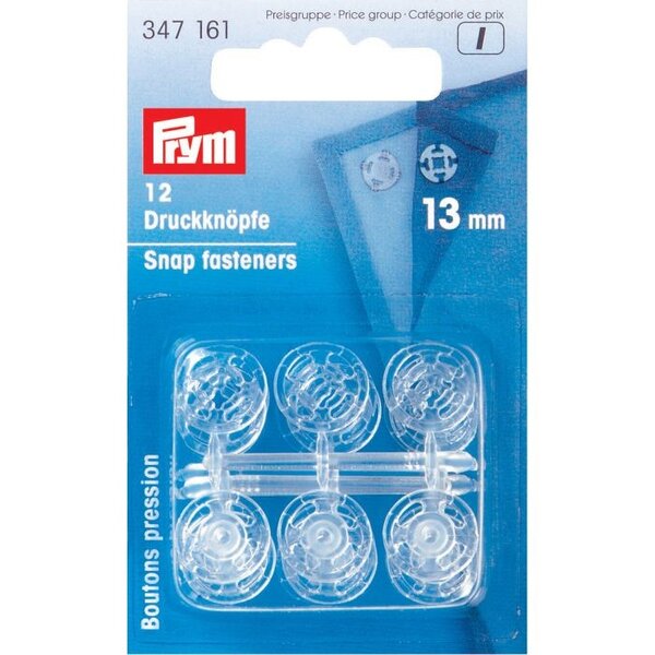 Prym opnaaibare drukknoop 13mm-12stuks