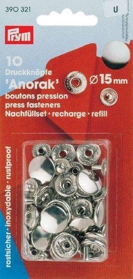 Prym Navulling Zilver 15mm