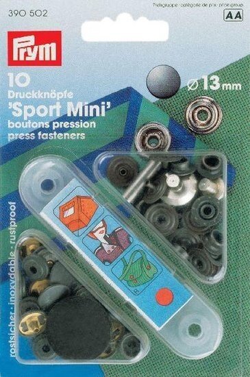 Prym Naaivrijdrukknoop sport mini 13mm brons