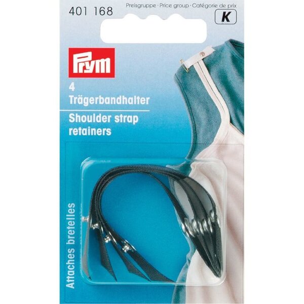 Prym schouderbandhouders Zwart - 4 stuks
