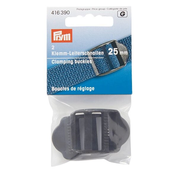 Prym klemgesp 25 mm zwart