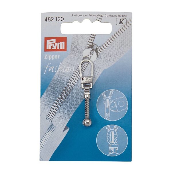 Prym Fashion Zippers Ritsenschuiver Knots Zilverkleurig