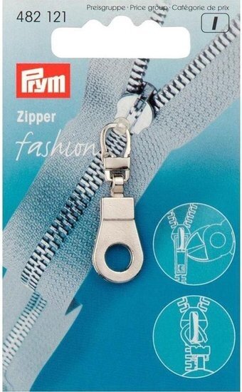 Prym / YKK Fashion Zippers Ritsenschuiver Ring Zilverkleurig