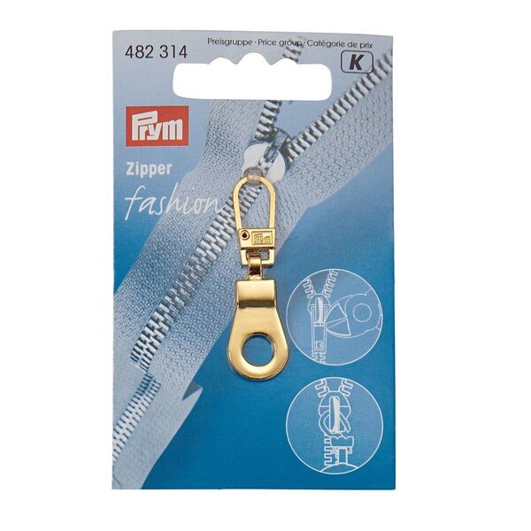 Prym Fashion Zippers Ritsenschuiver Ring Goudkleurig