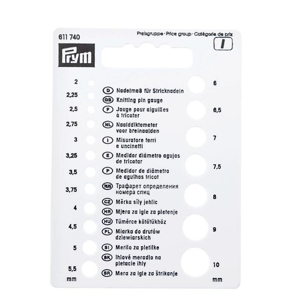 Naalddiktemeter Kunststof