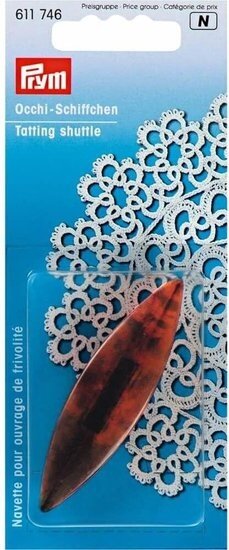 FrivolitÃ©spoel 65 mm Schildpad