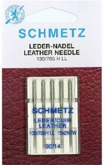Naaimachinenaalden Schmetz Leer naalden 5 stuks 130/705 H LL  90/14