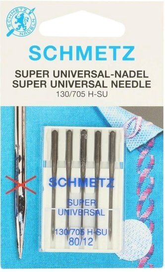 Schmetz Super Universeel Naald - 5 stuks dikte 80/12