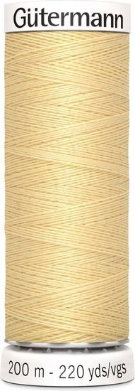 Gütermann Naaigaren - Geel - Nr 325 - 200 meter