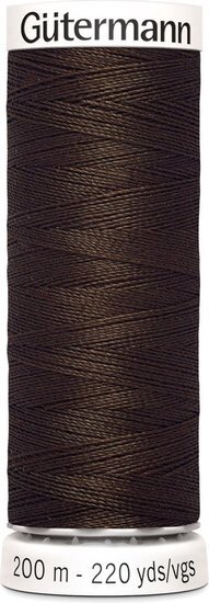 Gütermann Naaigaren - Bruin - Nr 406 - 200 meter