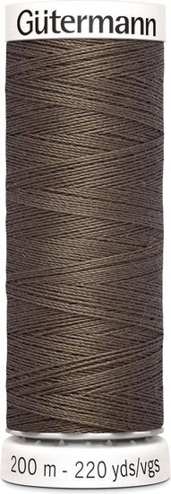 Gütermann Naaigaren - Bruin - Nr 467 - 200 meter