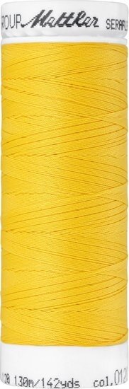 Amann Mettler Seraflex elastisch machinegaren 0120 donkergeel 130 m