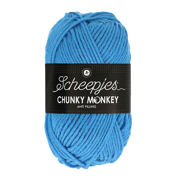 Scheepjes Chunky Monkey 100g - 1003 Cornflower Blue - Blauw