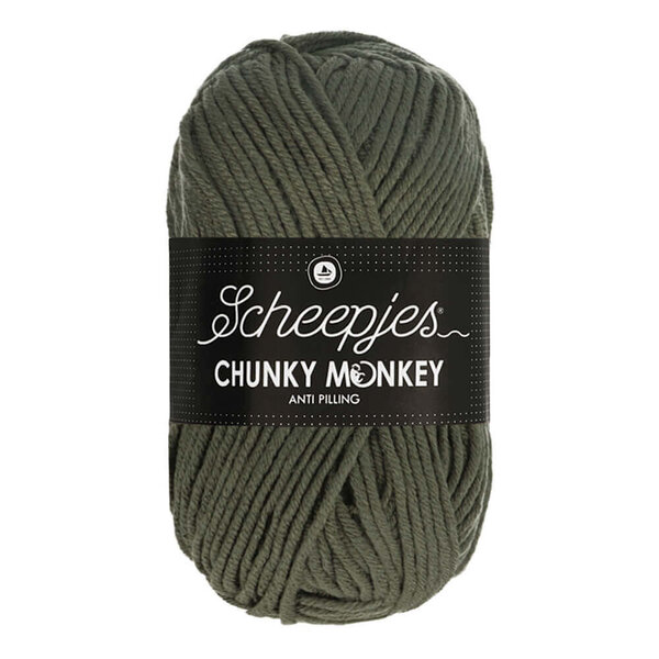 Scheepjes Chunky Monkey 100g - 1063 Steel - Grijs