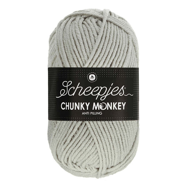 Scheepjes Chunky Monkey 100g - 1203 Pale Grey - Grijs