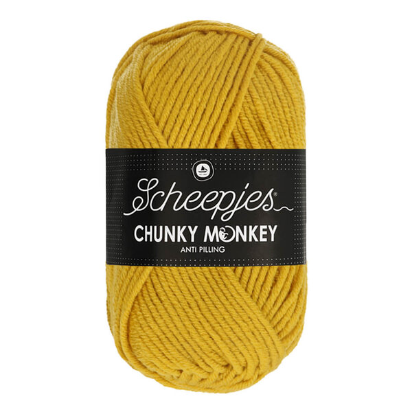 Scheepjes Chunky Monkey 100g - 1823 Mustard - Geel