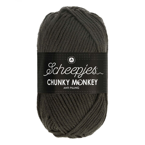 Scheepjes Chunky Monkey 100g - 2018 Dark Grey - Grijs