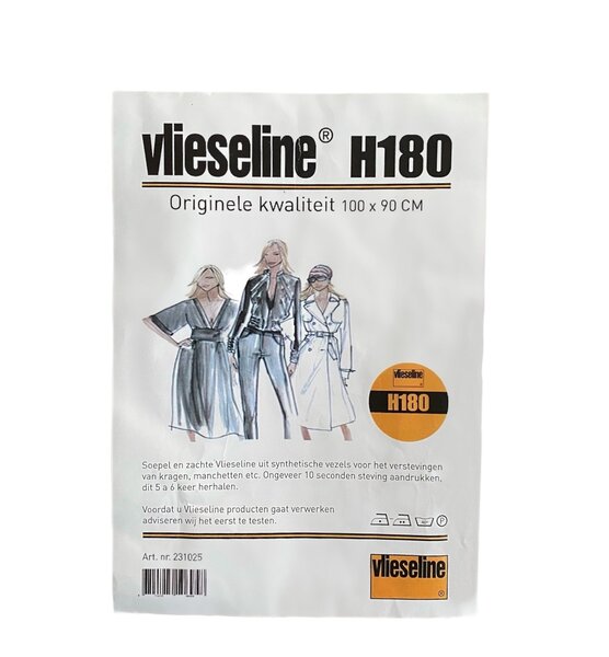 Vlieseline H180 100x90 cm - Wit