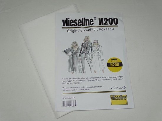 Vlieseline H200 100x90 cm - Wit